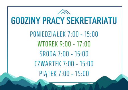 Godziny pracy sekretariatu
