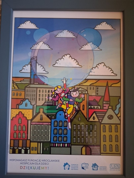 Podziękowanie za wsparcie Dzieci z Hospicjum