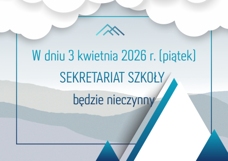 3 kwietnia - sekretariat nieczynny