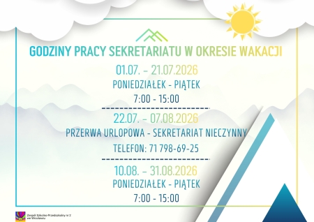 Praca sekretariatu w wakacje