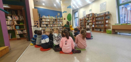 Przedszkolaki w Bibliotece Miejskiej